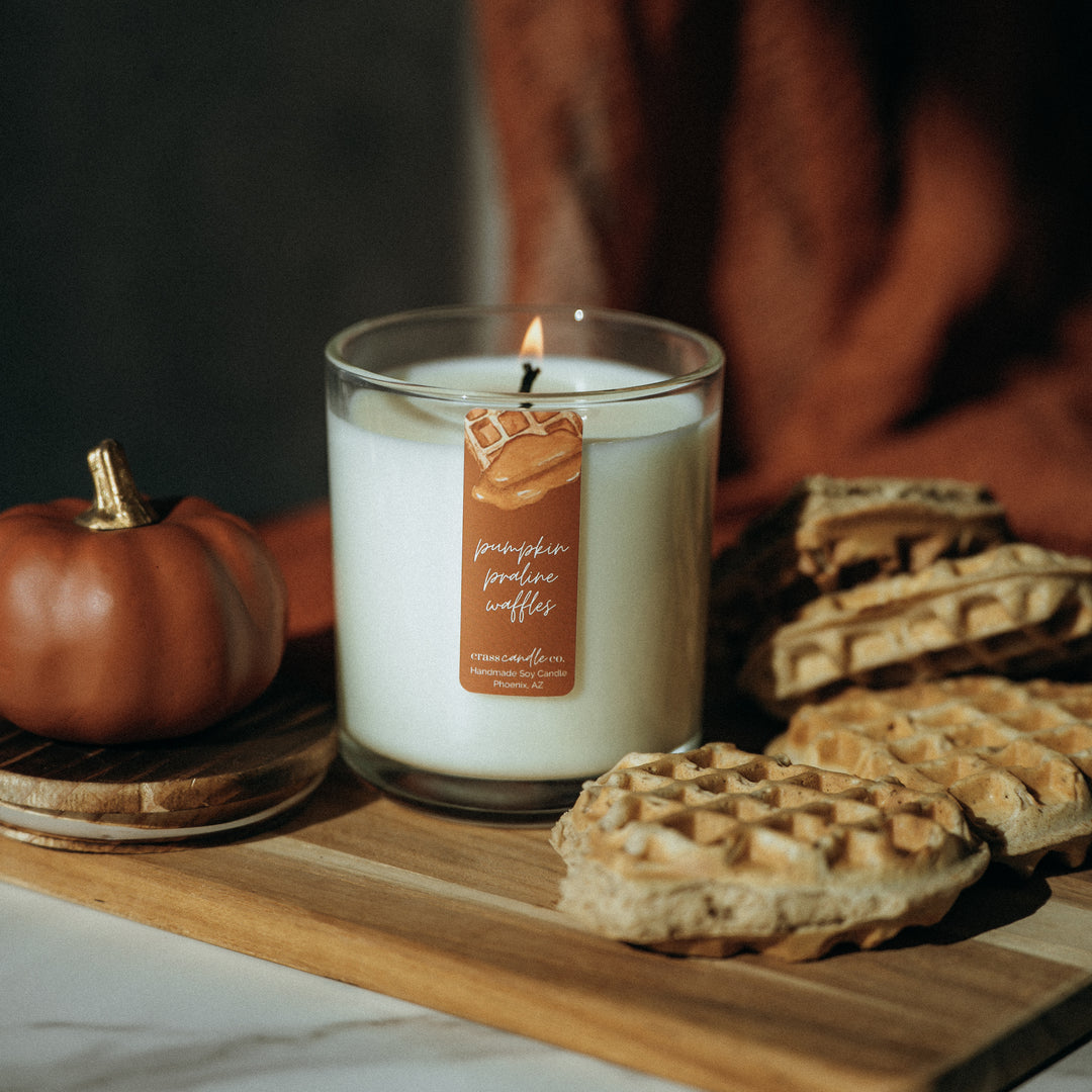 Pumpkin Praline Waffles
