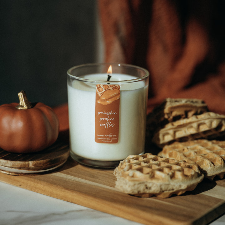 Pumpkin Praline Waffles
