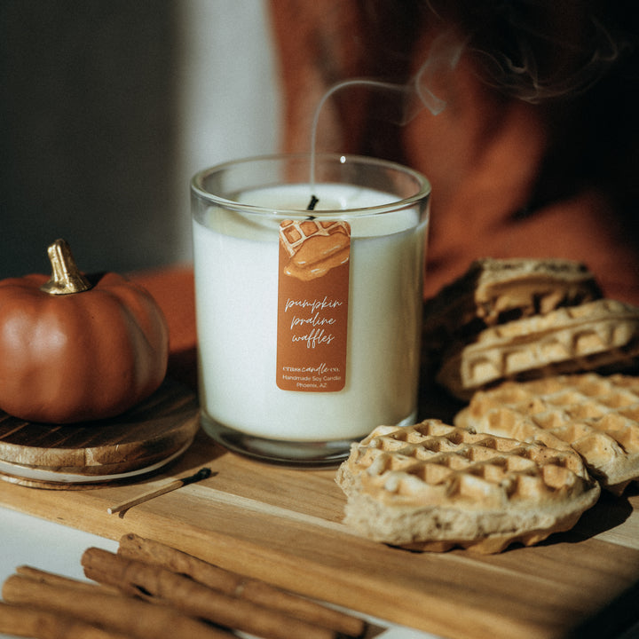 Pumpkin Praline Waffles