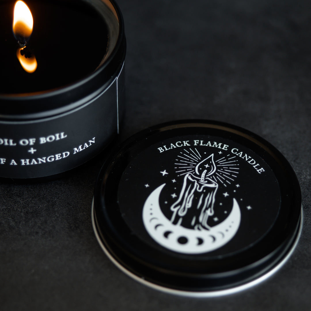 Black Flame Candle