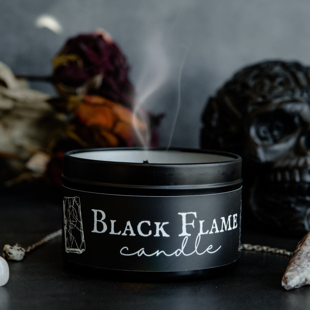 Black Flame Candle