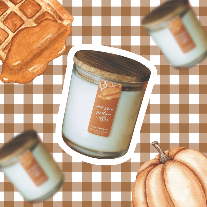 Pumpkin Praline Waffles