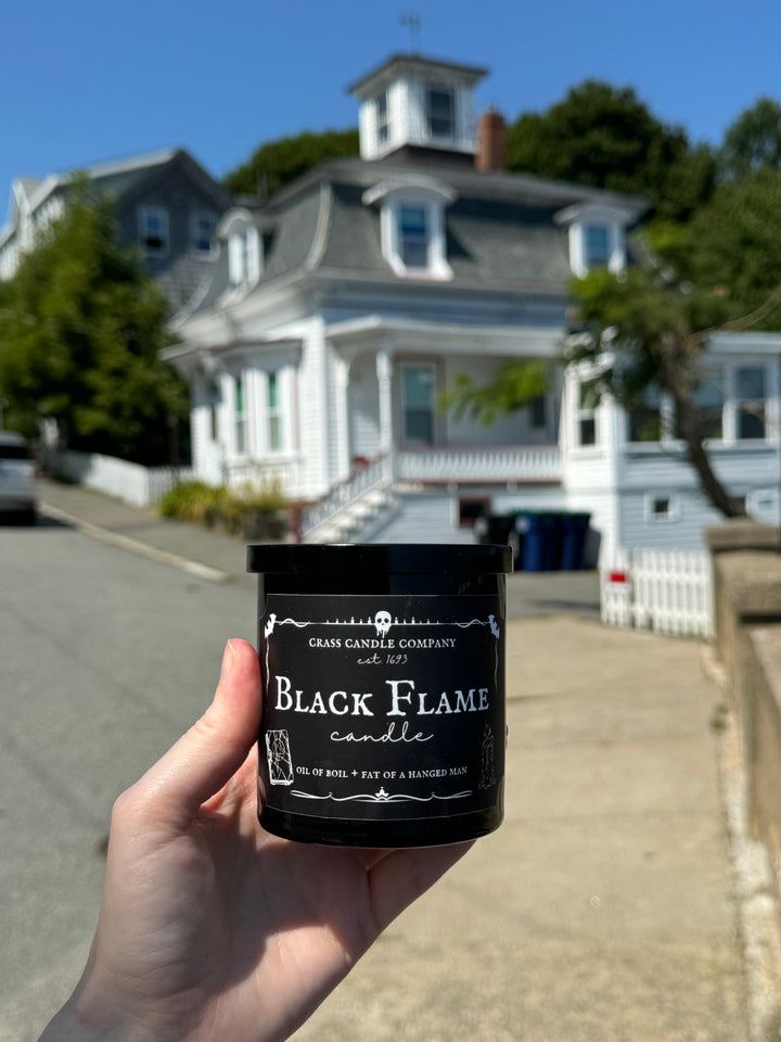 Black Flame Candle