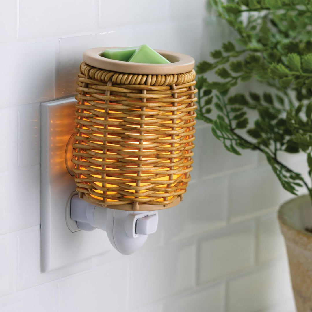 Wax Warmer - Wicker Plug-in